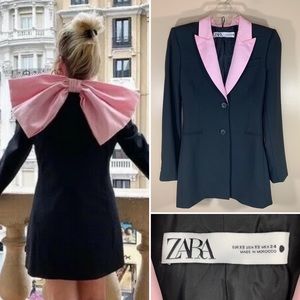 Zara bow jacket. Size XS